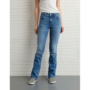 American Eagle Jeans Womens 10 Curvy Kick Boot Next Level Stretch Blue